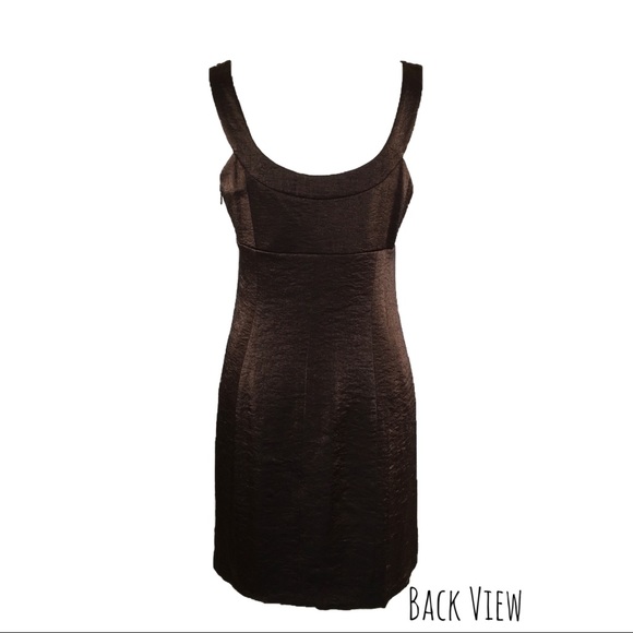 Shelli Segal Metallic Bronze Embellished Dress - Picture 3 of 8